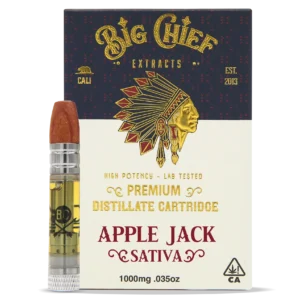 Apple Jack – Big Chief THC Cartridge 1G