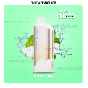 GROO Sunrise 10000 Puffs Mentoz Mint