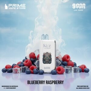 KUZ LUX 9000 Puffs Blueberry Raspberry